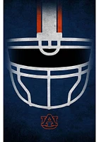 Auburn Tigers Ghost Helmet 17x26 Sign - Orange