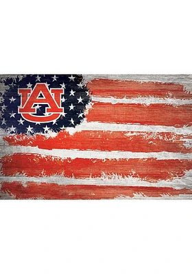 Auburn Tigers Flag 17x26 Sign - Orange