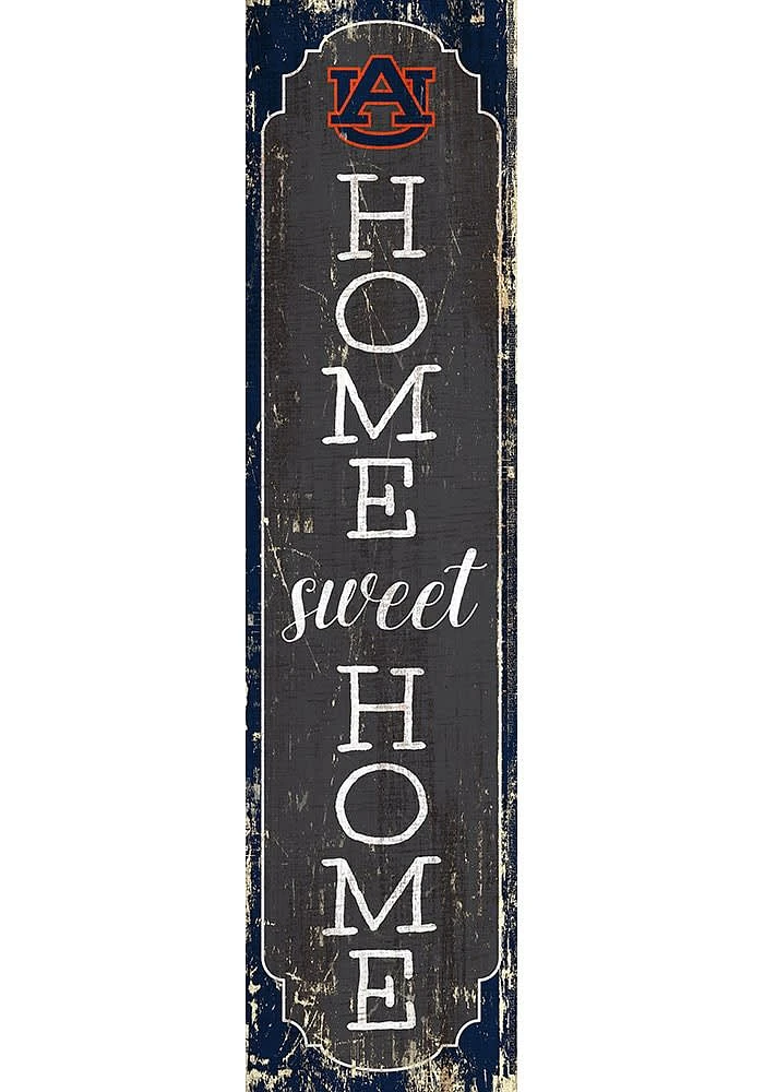 Auburn Tigers 48 Inch Home Sweet Home Leaner Sign - Orange