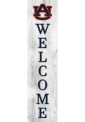 Auburn Tigers 48 Inch Welcome Leaner Sign - Orange