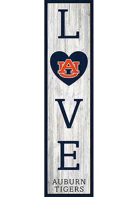 Auburn Tigers 48 Inch Love Leaner Sign - Orange