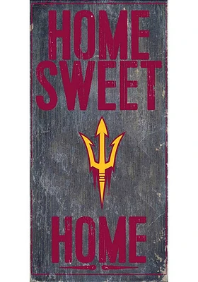Arizona State Sun Devils Home Sweet Home Sign - Maroon
