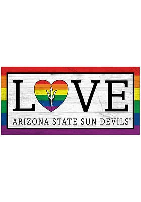 Arizona State Sun Devils LGBTQ Love Sign - Maroon