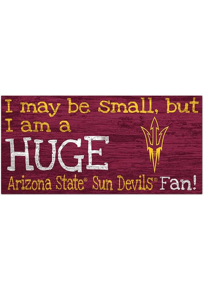 Arizona State Sun Devils Huge Fan Sign - Maroon
