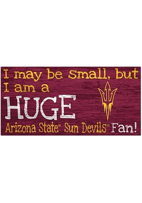Arizona State Sun Devils Huge Fan Sign - Maroon