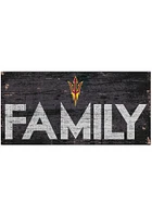 Arizona State Sun Devils Family 6x12 Sign - Maroon