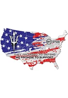 Arizona State Sun Devils OHT USA Shape Cutout Sign - Maroon