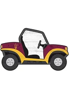 Arizona State Sun Devils ATV Cutout Sign - Maroon