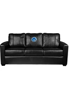 Boise State Broncos Faux Leather Sofa - Black