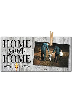 Arizona State Sun Devils Home Sweet Home Clothespin Picture Frame - Maroon
