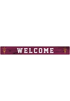 Arizona State Sun Devils Welcome Strip Sign - Maroon