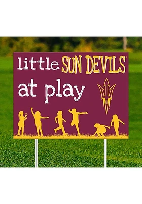 Arizona State Sun Devils Little Fans at Play Yard Sign - Maroon