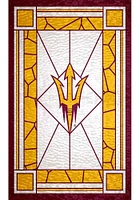Arizona State Sun Devils Stained Glass Sign - Maroon