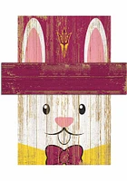 Arizona State Sun Devils Easter Bunny Head Sign - Maroon