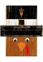 Arizona State Sun Devils Turkey Head Sign - Maroon