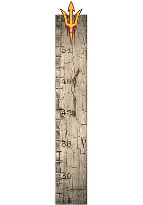 Arizona State Sun Devils Growth Chart Sign - Maroon