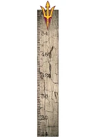 Arizona State Sun Devils Growth Chart Sign - Maroon