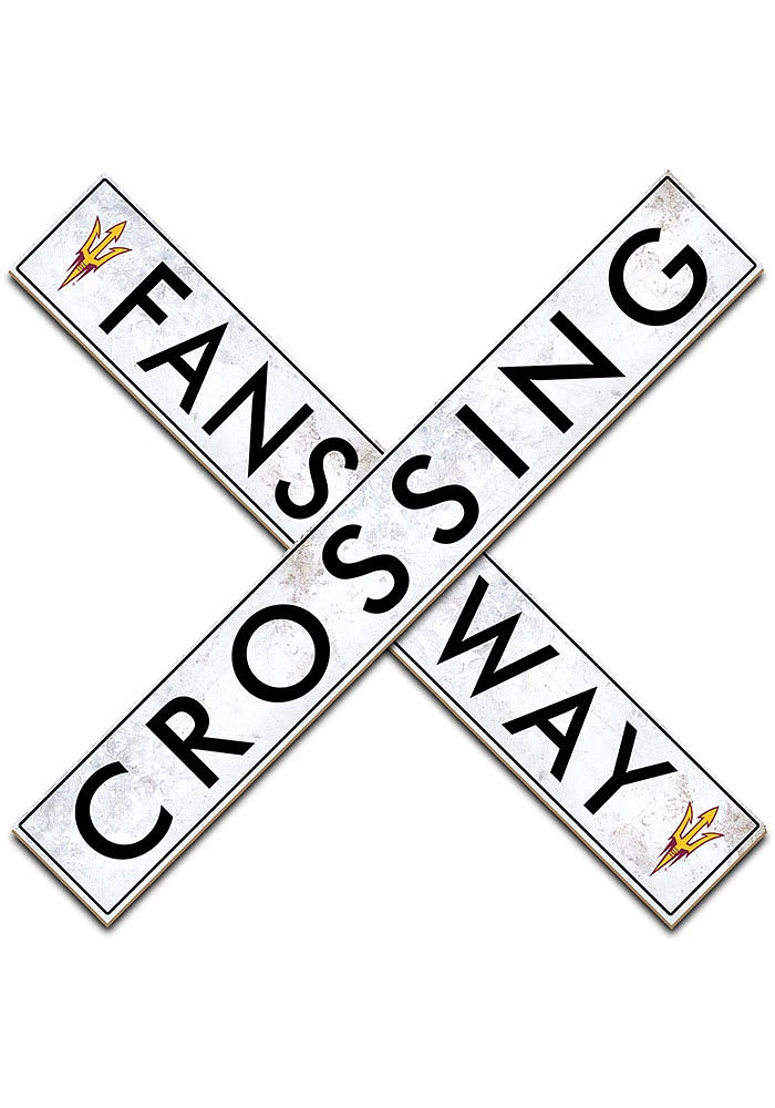 Arizona State Sun Devils 48 Inch Fans Way Crossing Wall Art
