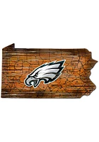 Philadelphia Eagles 12 Mini Roadmap State Sign Sign - Midnight Green