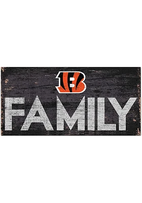 Cincinnati Bengals Family 6x12 Sign