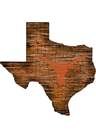Texas Longhorns 12 Mini Roadmap State Sign Sign - Burnt Orange