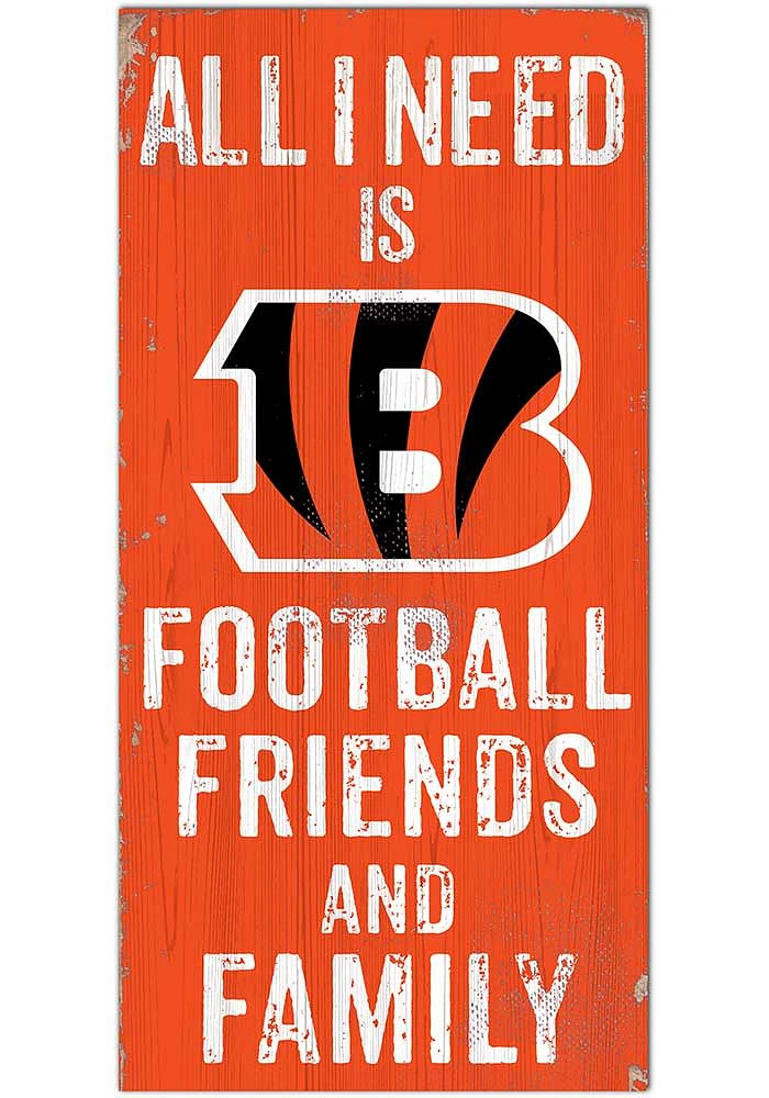 Cincinnati Bengals Football Friends and Family Sign