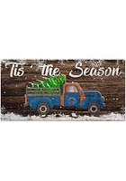 Boise State Broncos Tis the Season 6x12 Sign - Blue