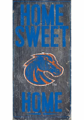 Boise State Broncos Home Sweet Home Sign - Blue