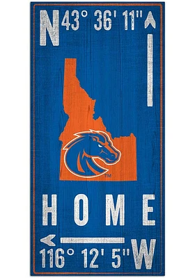 Boise State Broncos Coordinate Sign - Blue
