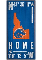 Boise State Broncos Coordinate Sign - Blue