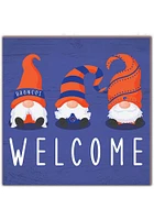 Boise State Broncos Welcome Gnomes Sign - Blue
