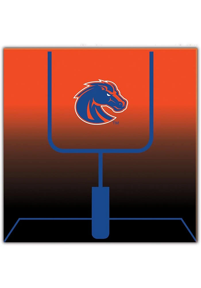 Boise State Broncos Goal Gradient Sign - Blue