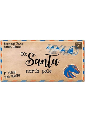 Boise State Broncos To Santa Decor