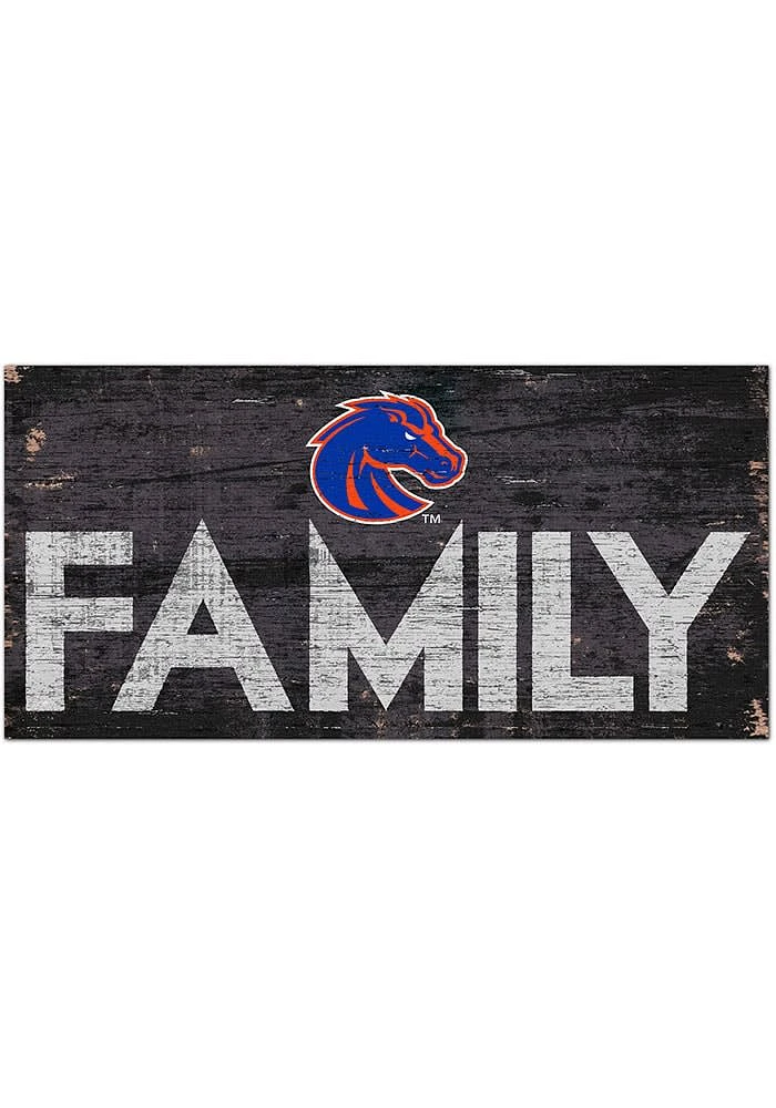 Boise State Broncos Family 6x12 Sign - Blue
