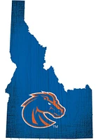 Boise State Broncos State Cutout Sign - Blue
