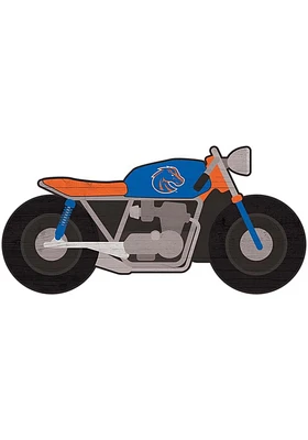 Boise State Broncos Motorcycle Cutout Sign - Blue