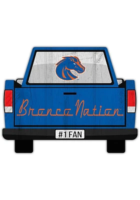 Boise State Broncos Truck Back Cutout Sign - Blue