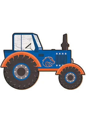 Boise State Broncos Tractor Cutout Sign - Blue