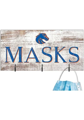 Boise State Broncos Mask Holder Sign - Blue