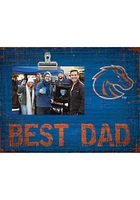 Boise State Broncos Best Dad Clip Picture Frame - Blue