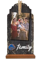 Boise State Broncos Family Clothespin Sign - Blue