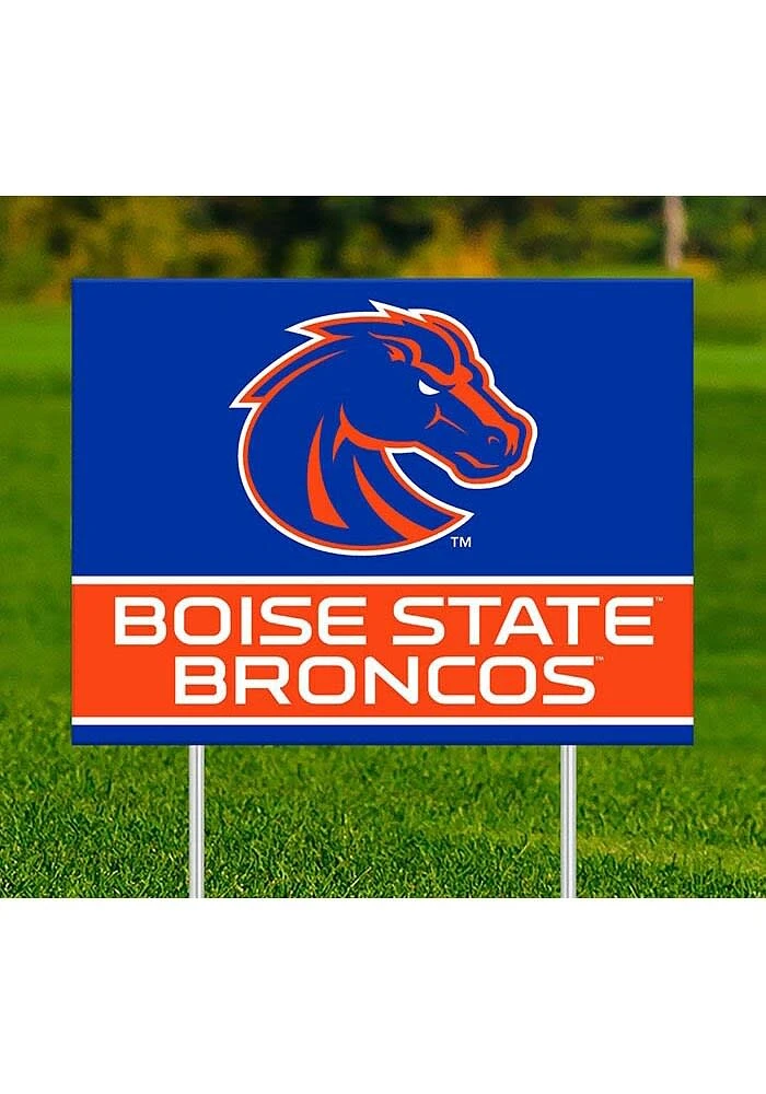 Boise State Broncos Team Yard Sign - Blue