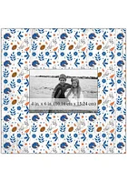 Boise State Broncos Floral Pattern Picture Frame - Blue