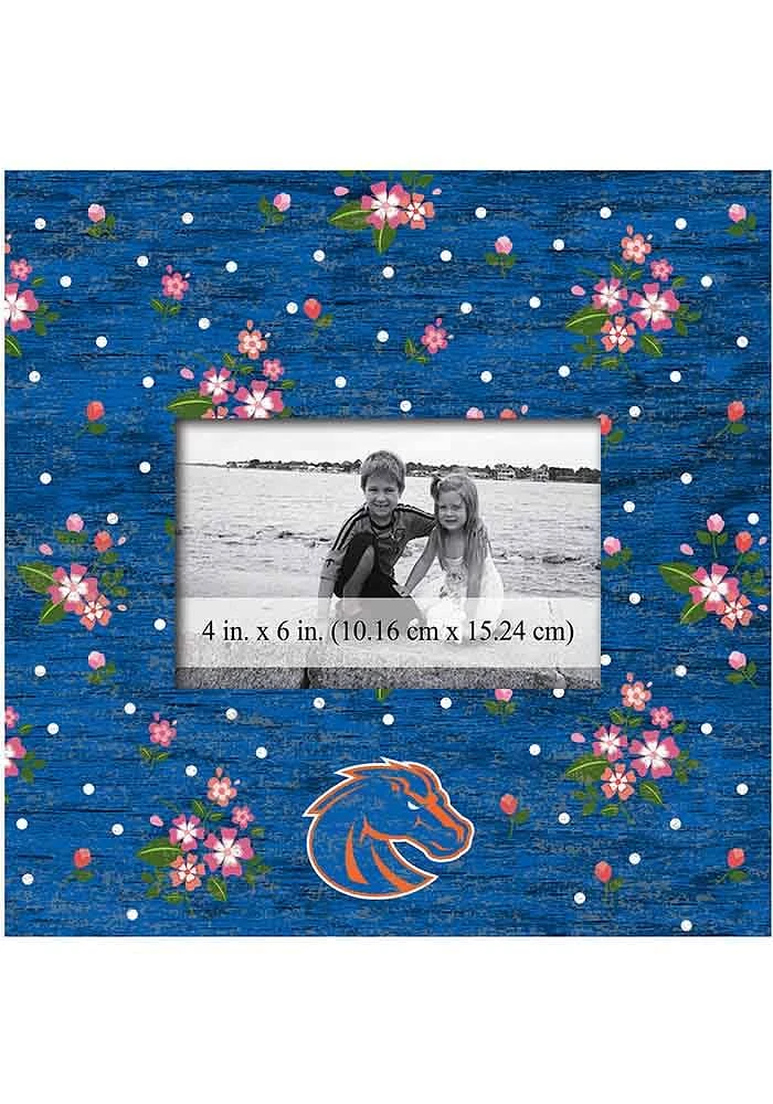 Boise State Broncos Floral Picture Frame - Blue