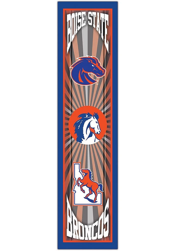 Boise State Broncos Throwback Sign - Blue