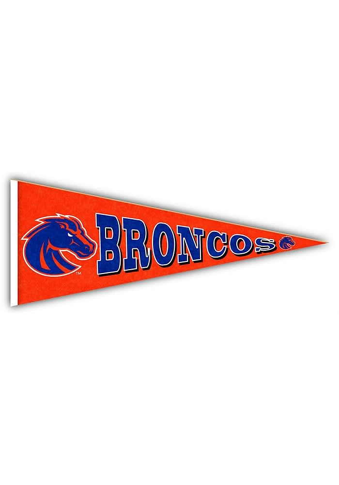 Boise State Broncos Wood Pennant Sign - Blue