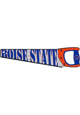 Boise State Broncos Wood Handsaw Sign - Blue