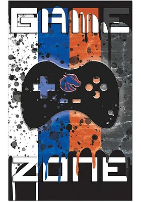 Boise State Broncos Grunge Game Zone Sign - Blue