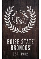 Boise State Broncos Laurel Wreath Sign - Blue
