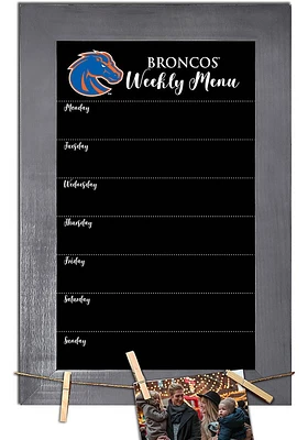 Boise State Broncos Weekly Chalkboard Picture Frame - Blue